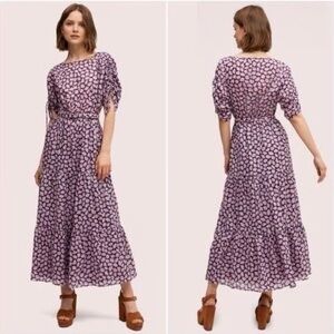 Kate Spade Purple Floral Dress